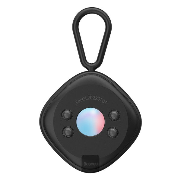 Nexora smart anti-lost tracker device with keychain loop in black color.
