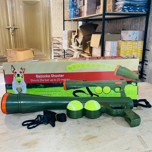 Nexora™ FetchPro Launcher – Automatic Ball Launcher Gun