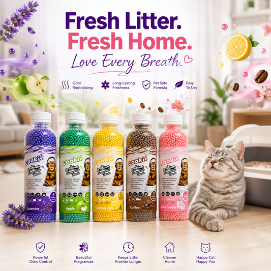 Nexora™ FreshPearls Elite — Premium Scented Cat Litter Deodorizer Beads (5 Fragrances)