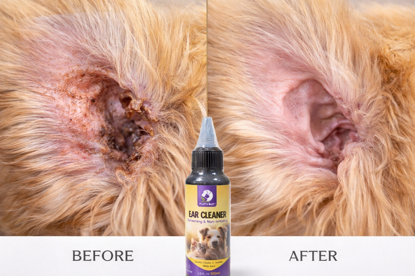 Nexora™ Advanced Pet Ear Care Solution – Deep Clean & Odor Control
