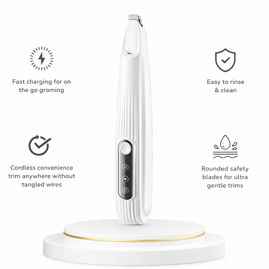 Nexora™ Pet Paw Trimmer – Safe Grooming for Paws, Eyes, Ears & Nose