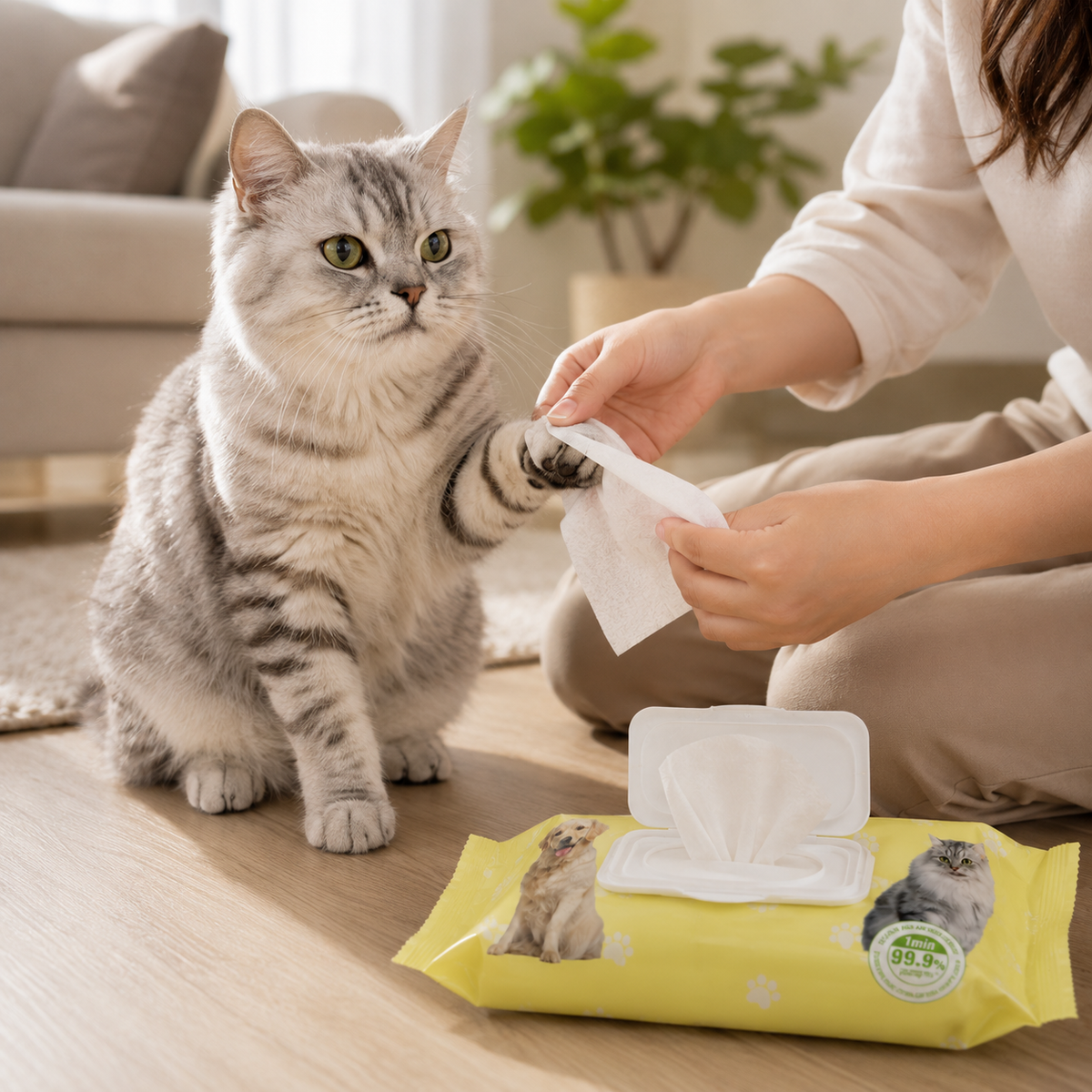 Nexora™ Pet cleaning wipes