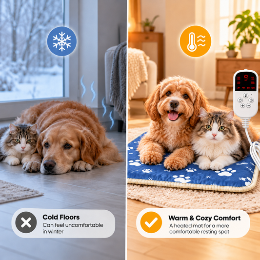 Nexora™ Electric Pet Heating Mat & Blanket for Dogs and Cats