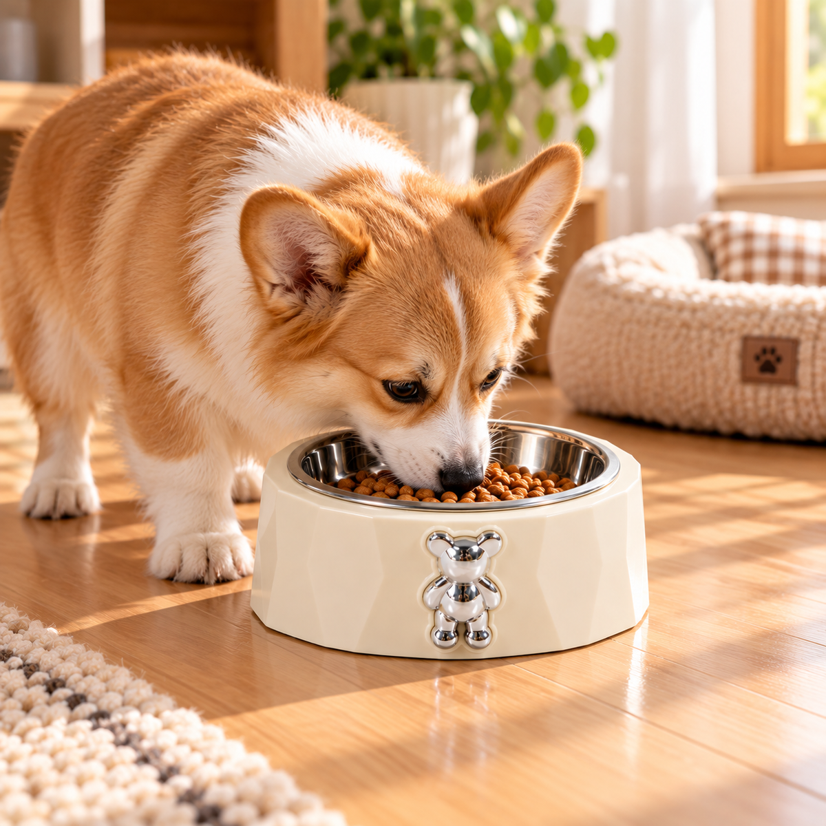 Nexora™ Premium Elevated Stainless Steel Pet Bowl