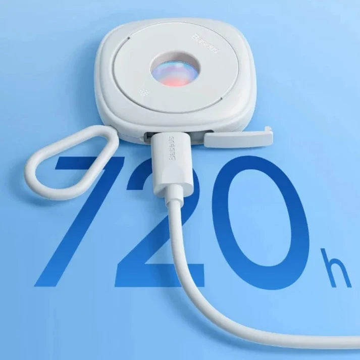 Rechargeable anti-lost tracking device with up to 720 hours standby time.