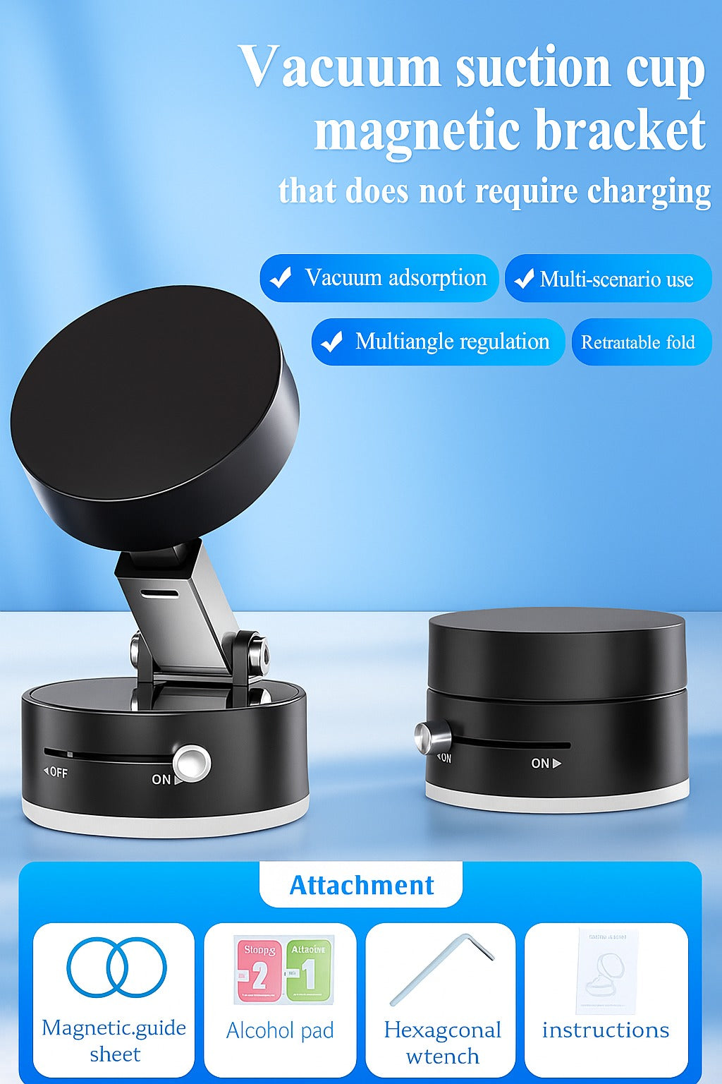 MagNex 360 – Premium Magnetic Phone Stand
