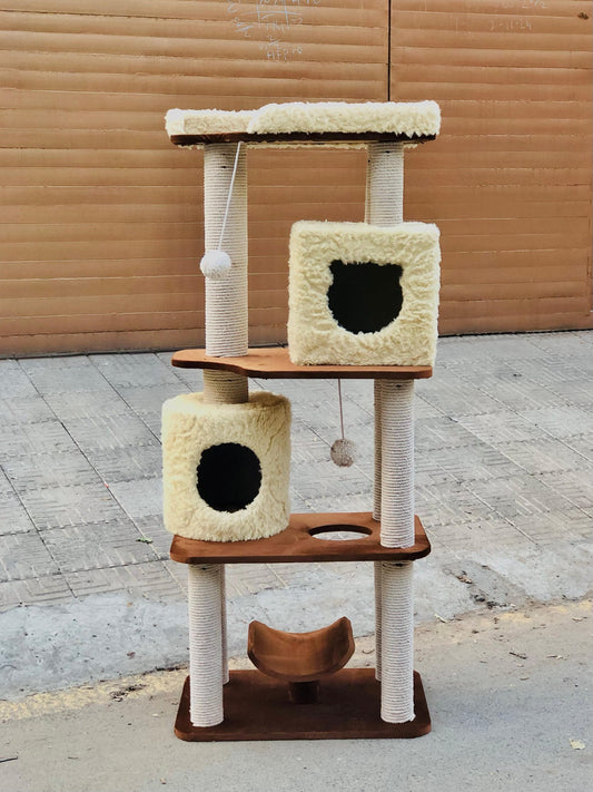 Nexora™ Premium Cat Tree Zoo 175cm — Multi-Level Scratching, Climbing & Resting Tower For Cats