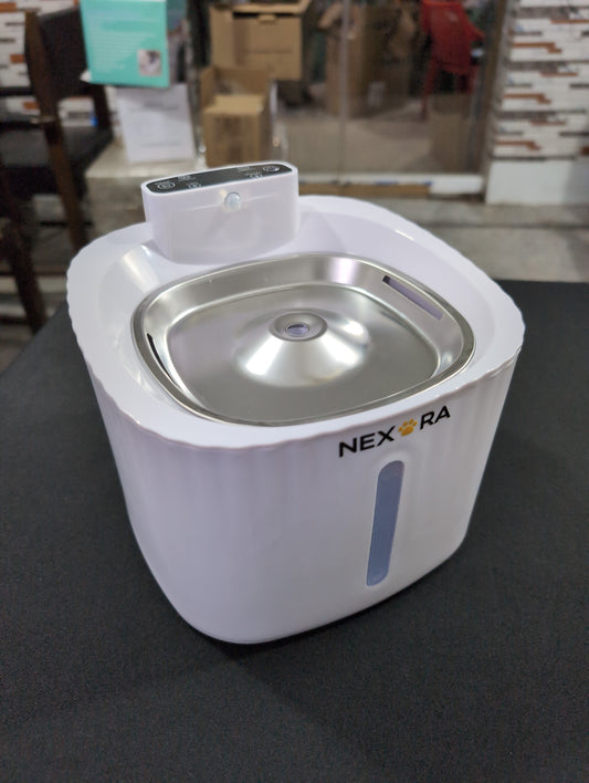 Nexora™ AquaSense Elite — Smart Wireless Motion Sensor Stainless Steel Pet Water Fountain For Cats & Dogs