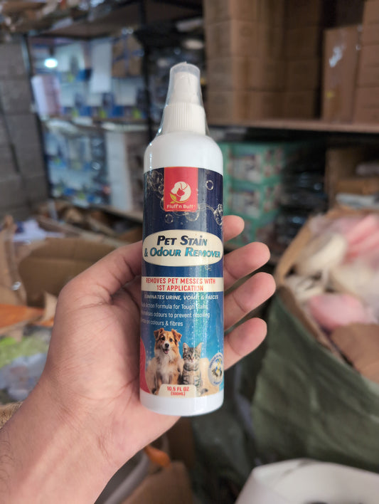 Nexora™ Pet Stain & Odour Remover Spray 300ml — Powerful Enzyme-Based Cleaner for Urine, Vomit, Drool & Tough Pet Messes