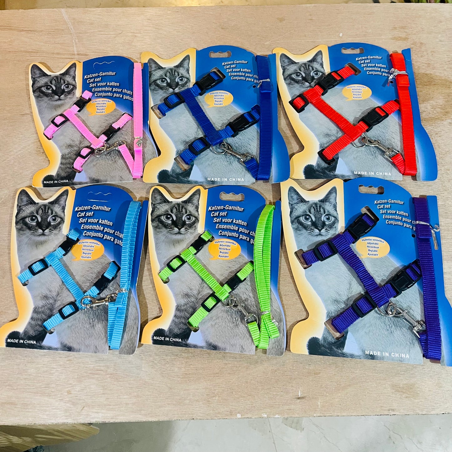 Nexora™ ComfortFit Cat Harness & Leash Set — Escape-Proof Adjustable Walking Harness for Indoor & Outdoor Cats