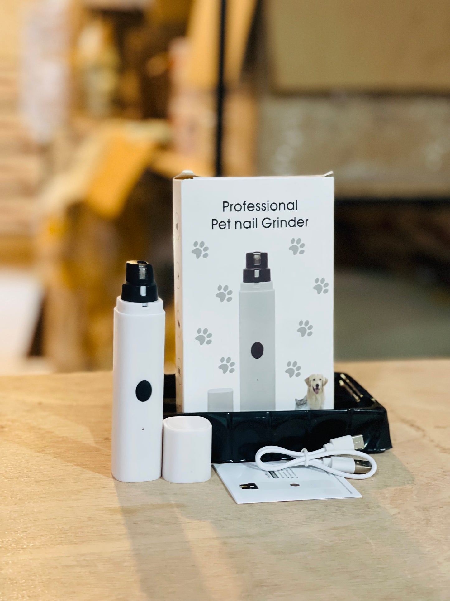 Nexora™ Electric Pet Nail Grinder – Safe & Stress Free Nail Trimming