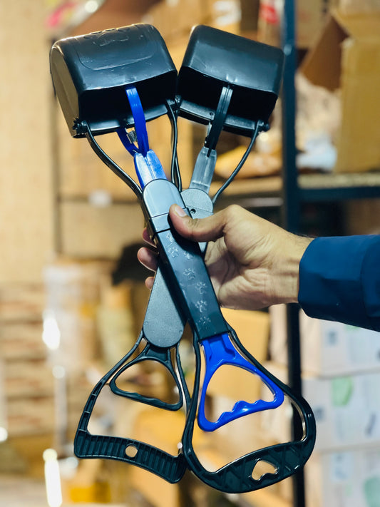 Nexora™ CleanGrab Litter Picker — One-Handed Hygienic Pet Waste Scooper with Bag Holder