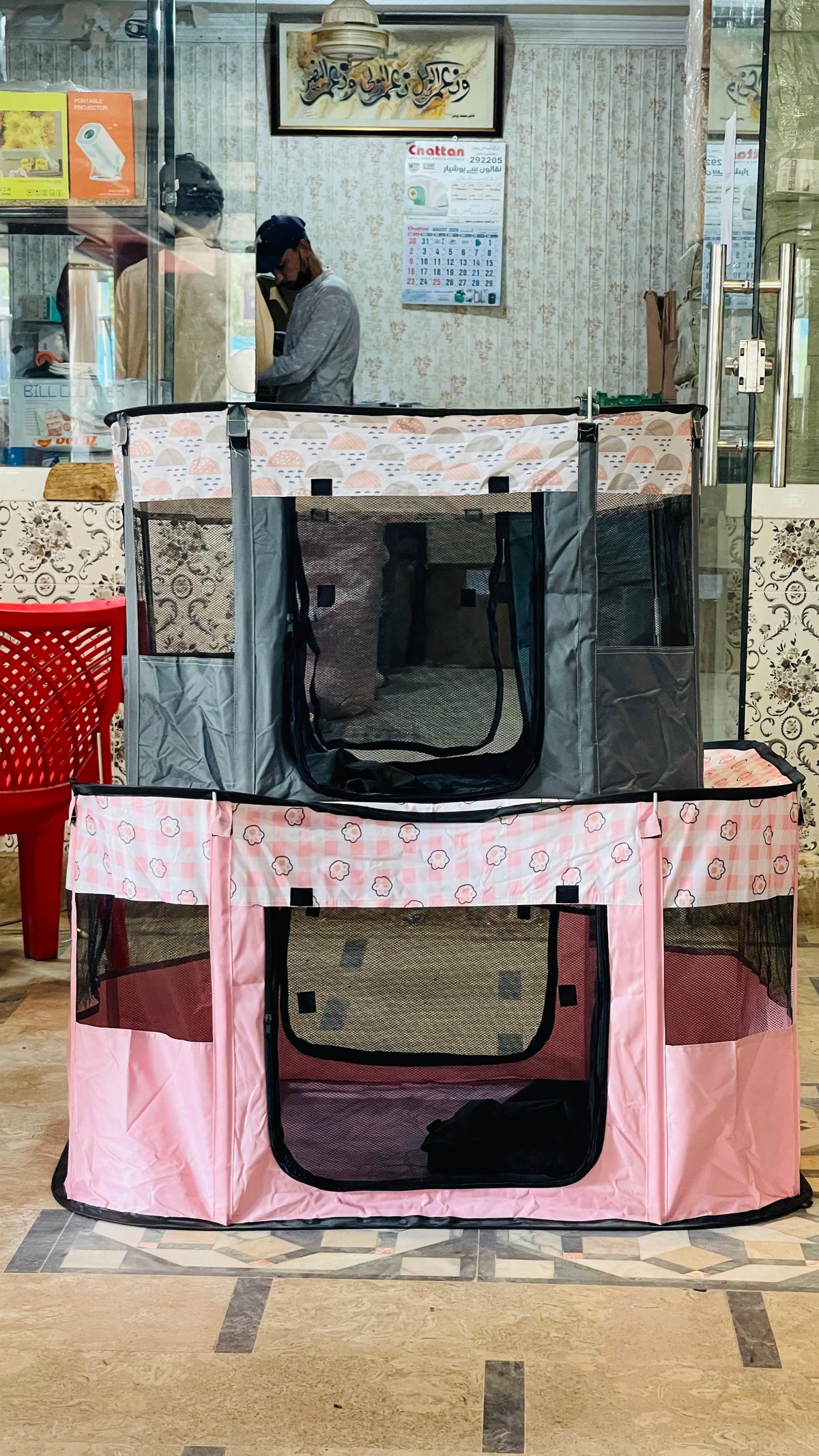 Nexora™ SummerSafe Portable Pet Playpen
