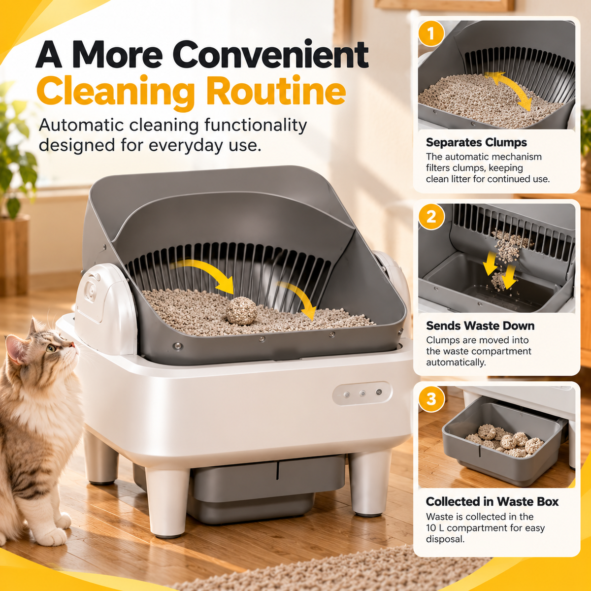 Nexora™ Smart Automatic Cat Litter Box