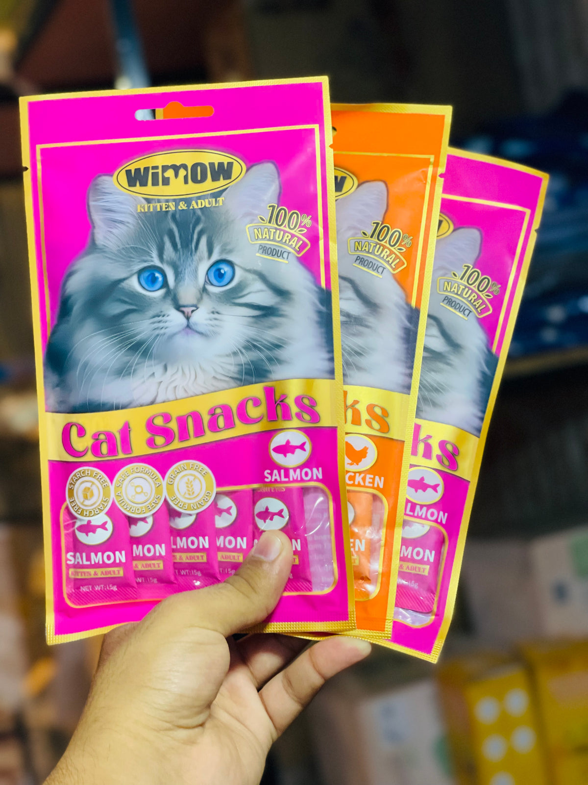 Nexora™ Wimow Creamy Cat Snacks – Healthy Lickable Treats for Cats (5-Pack)