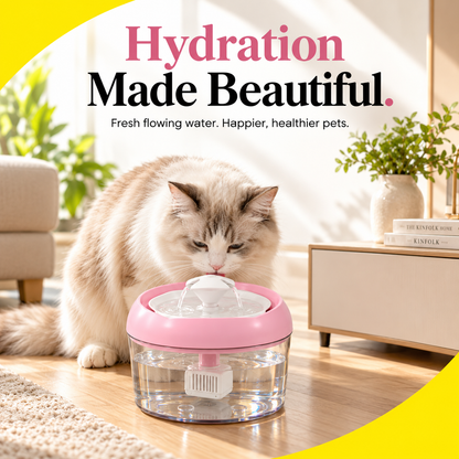 Nexora™ CrystalFlow Elite — Premium Automatic Pet Water Fountain