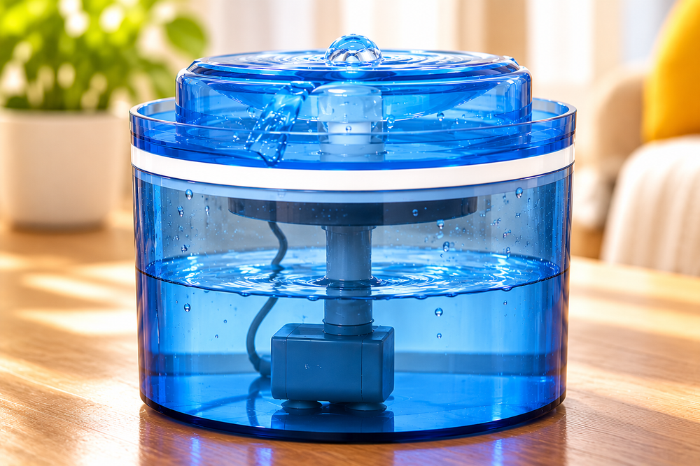 Transparent reservoir