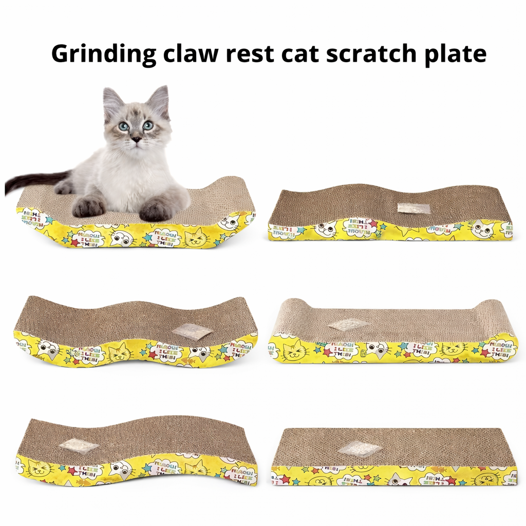 Nexora™ Premium Cat Scratching Board – Durable Scratch Pad with Curved Design