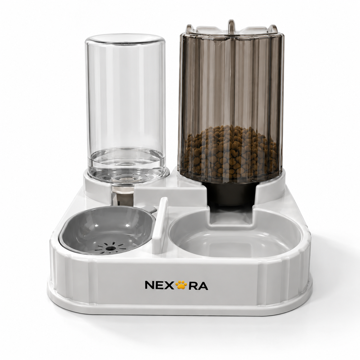 Nexora™ DineFlow Elite — Premium 2-in-1 Automatic Food & Water Dispenser Station for Cats & Dogs