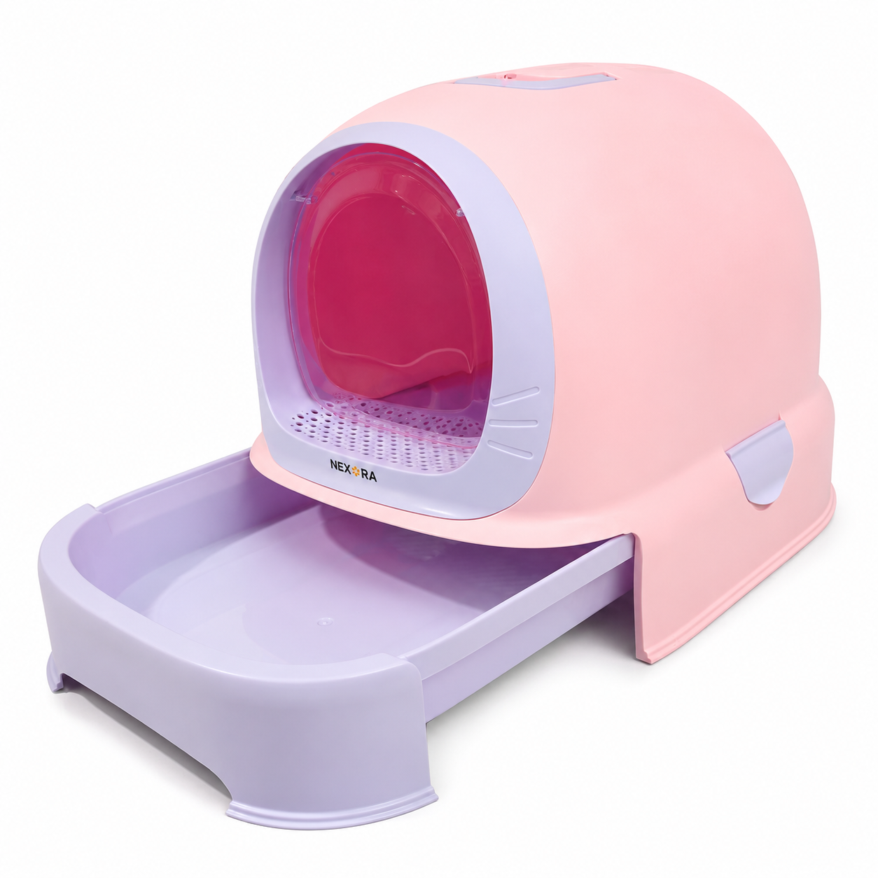Nexora™ CleanSpace Pro — Premium Enclosed Cat Litter Box With Movable Waste Tray, Scoop & Waste Bags