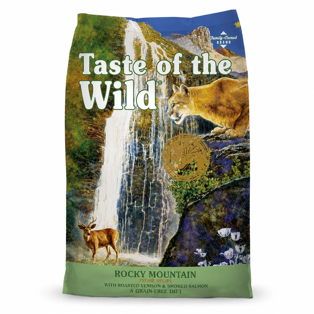 Taste of the Wild® Rocky Mountain Feline Recipe — High-Protein Cat Food With Roasted Venison & Smoked Salmon