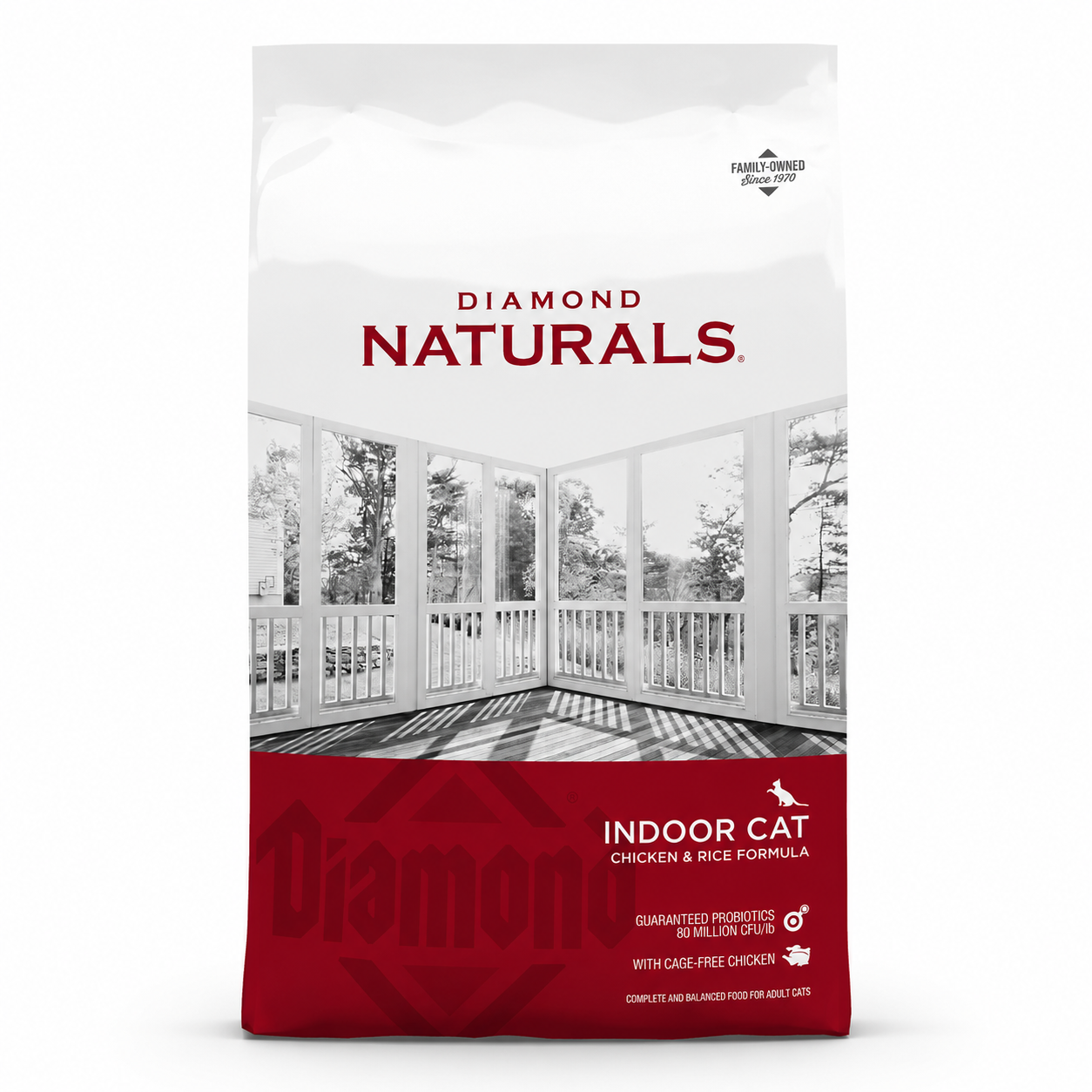 Diamond Naturals® Indoor Cat — Chicken & Rice Formula | Complete & Balanced Adult Cat Food
