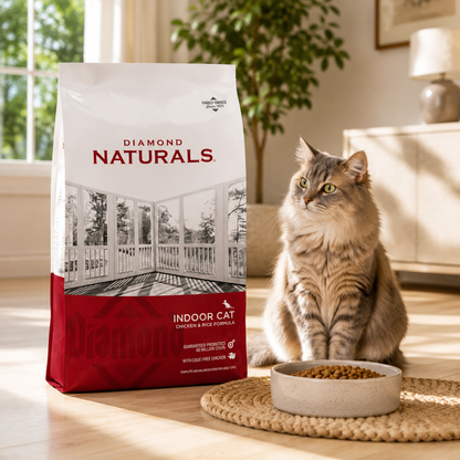 Diamond Naturals® Indoor Cat — Chicken & Rice Formula | Complete & Balanced Adult Cat Food