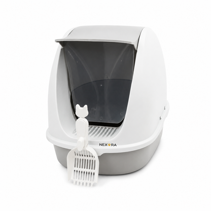 Nexora™ LuxeLitter Elite XL Size— Premium Enclosed Cat Litter Box with Scoop