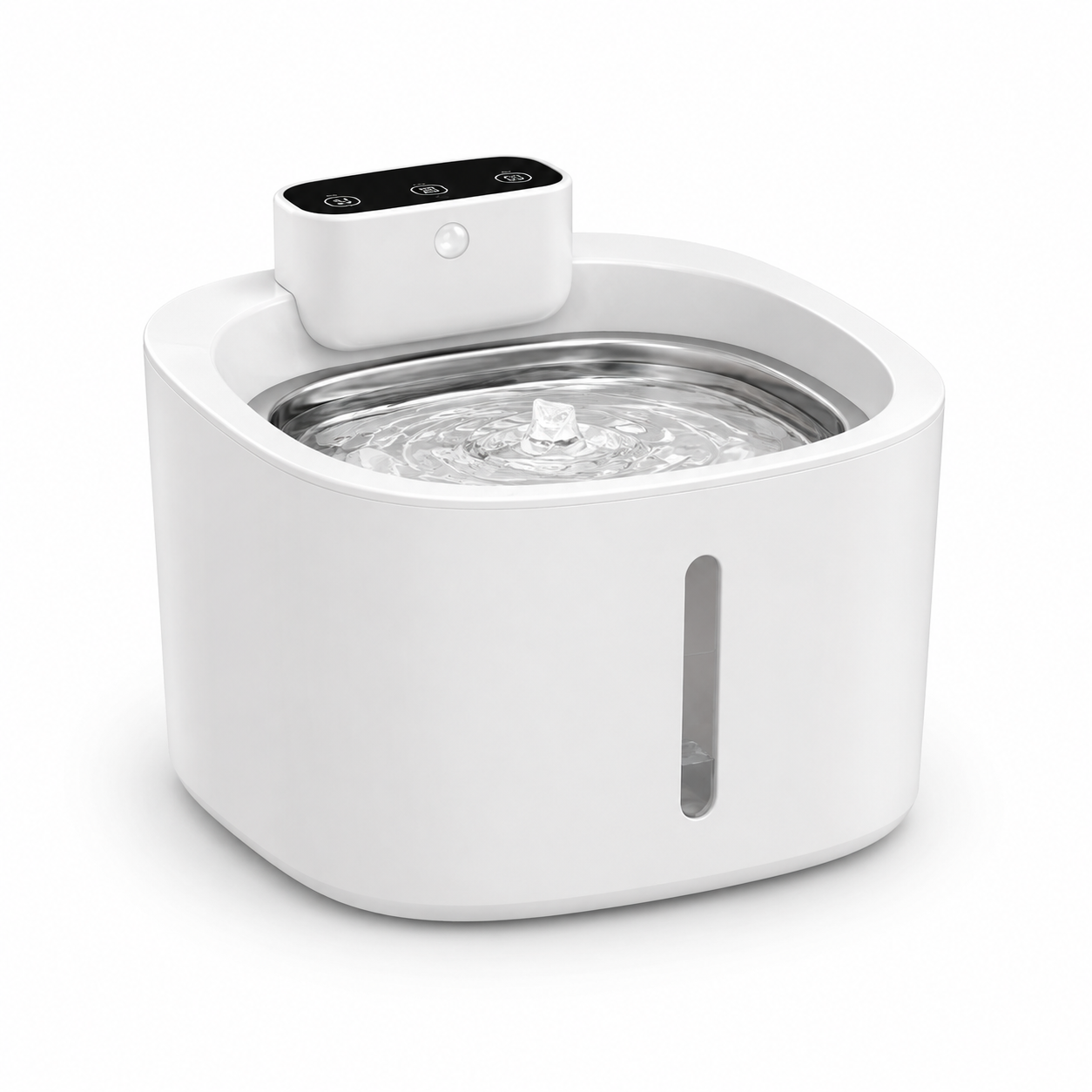 Nexora™ AquaSense Elite — Smart Wireless Motion Sensor Stainless Steel Pet Water Fountain For Cats & Dogs