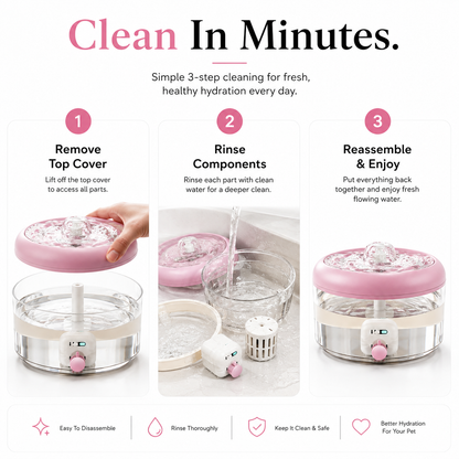 Nexora™ CrystalFlow Elite — Premium Automatic Pet Water Fountain For Cats & Dogs