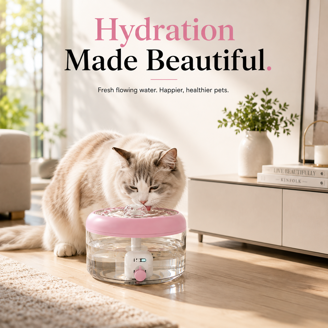 Nexora™ CrystalFlow Elite — Premium Automatic Pet Water Fountain For Cats & Dogs