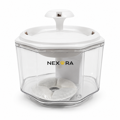 Nexora™ PureFlow Elite — Multi-Filter Quiet Pet Water Fountain For Cats & Dogs