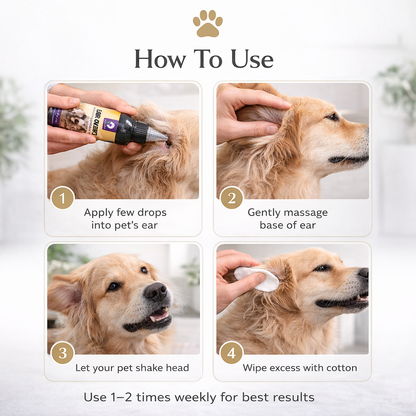 Nexora™ Advanced Pet Ear Care Solution – Deep Clean & Odor Control