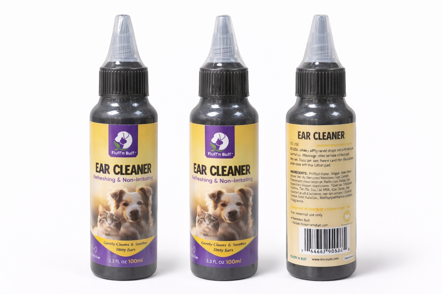 Nexora™ Advanced Pet Ear Care Solution – Deep Clean & Odor Control
