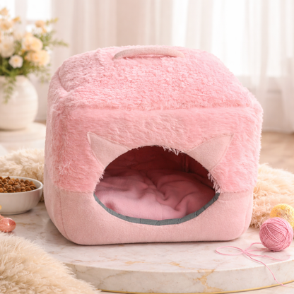 Nexora™ Duo-Comfort Cave & Bed