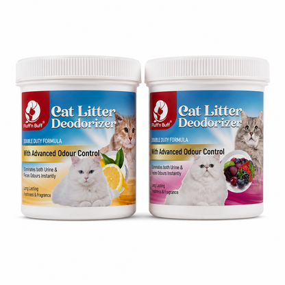 Nexora™ Cat Litter Deodorizer 400g — Advanced Odor Control with Long-Lasting Fresh Lemon & Berry Fragrance