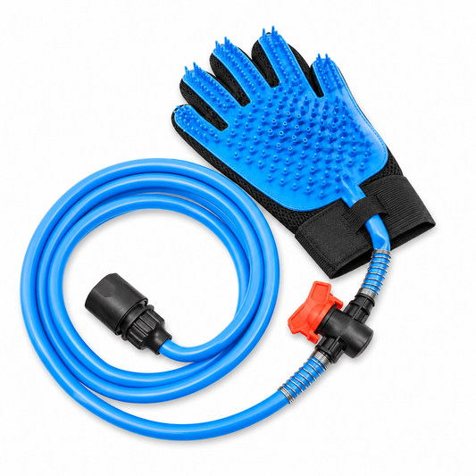 Nexora™ AquaSpa Bathing Glove — 2-in-1 Water Spray, Massage & Deep Cleaning Grooming Glove