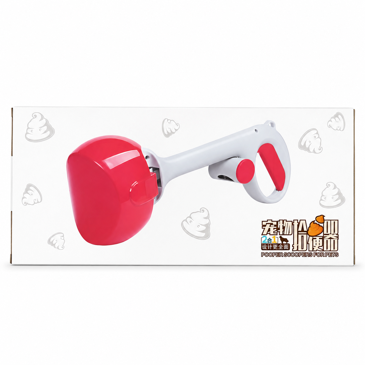 Nexora™ CleanGrab Litter Picker — One-Handed Hygienic Pet Waste Scooper with Bag Holder