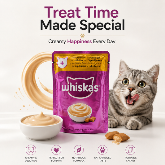 Nexora™ WhiskyBites — Jelly Nutritious Cat Treat Snack For Happy & Healthy Cats