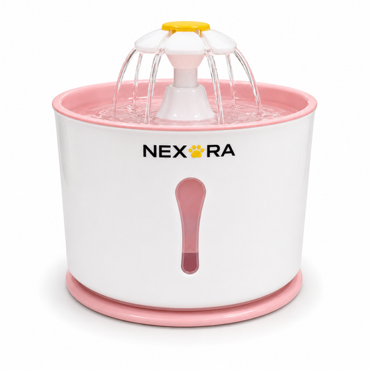 Nexora™ BlossomFlow 2L Pet Water Fountain – Quiet Automatic Flower Drinking Fountain For Cats & Dogs