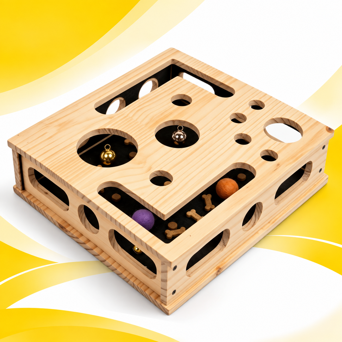 Nexora™ PawPuzzle Cat Scratch & Interactive Puzzle Toy