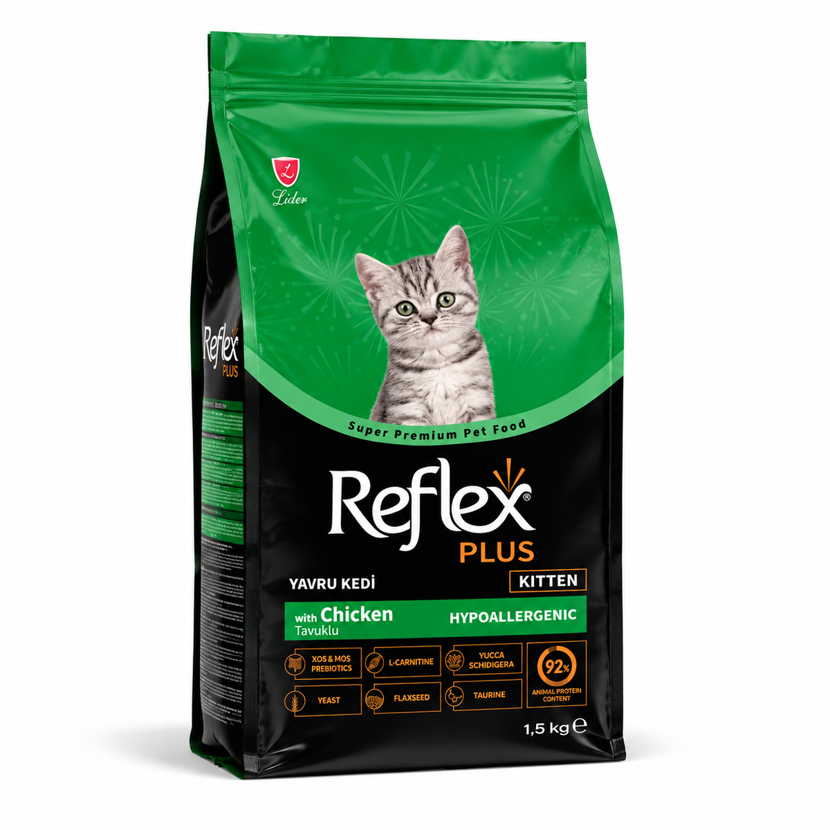 Reflex™ Plus Kitten Cat Food — Complete Daily Nutrition with Chicken | 1.5kg