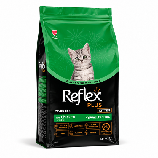 Reflex™ Plus Kitten Cat Food — Complete Daily Nutrition with Chicken | 1.5kg