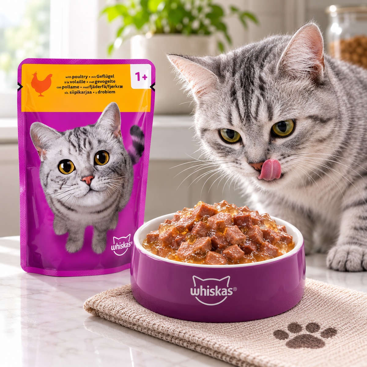 Nexora™ Whiskas — Jelly Nutritious Cat Treat Snack For Happy & Healthy Cats