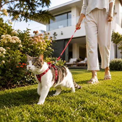 Nexora™ Adjustable Cat Harness & Leash Set