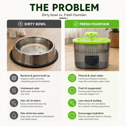 Nexora™ Smart Pet Water Fountain – Ultra Quiet Hydration System (1.5L)