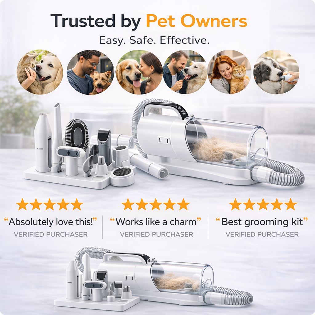 Nexora™ 10‑in‑1 Professional Pet Grooming Kit