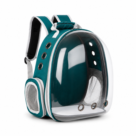 Nexora™ TravelNest Pet Carrier — Transparent Travel Shoulder Bag For Cats & Small Pets