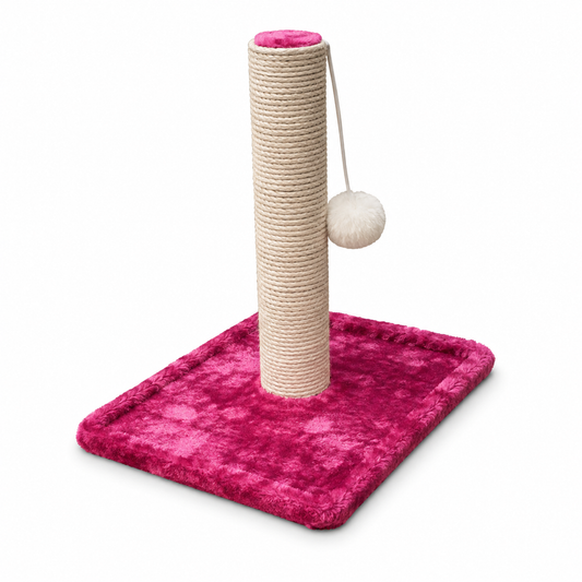 Nexora™ TurboScratch Interactive Scratching Pole — Interactive Cat Scratcher with Rolling Ball Track & Sisal Scratching Post