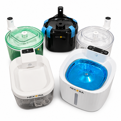 Nexora™ SmartFlow Collection — Wireless Motion Sensor Pet Water Fountains For Cats & Dogs